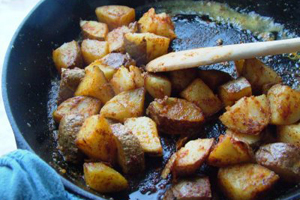 Pan Fried Potatoes with Onions