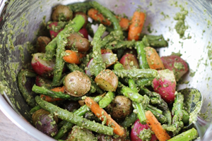 Vegetables with Pesto